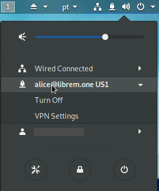 IP after Librem tunnel