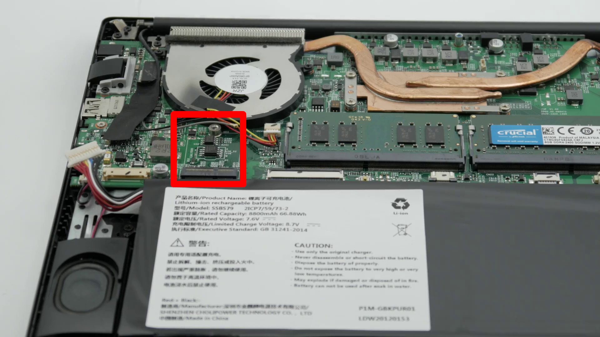 Librem 14 Wi-Fi module removed