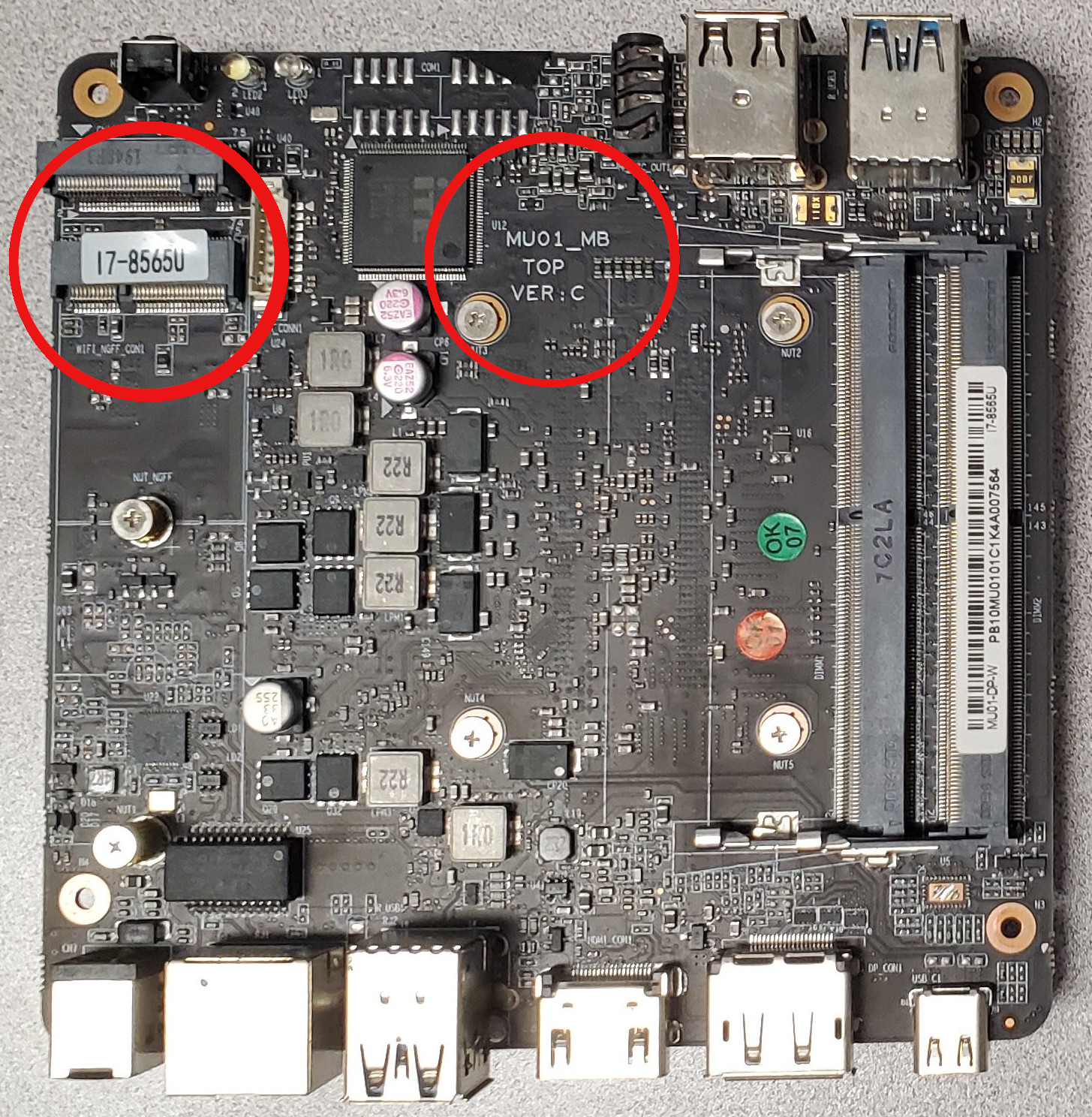 Librem Mini v1 motherboard identification