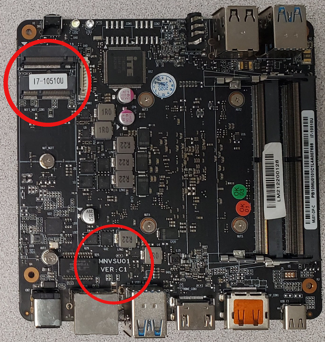 Librem Mini v2 motherboard identification