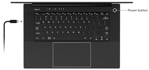 Librem 16 top-down view